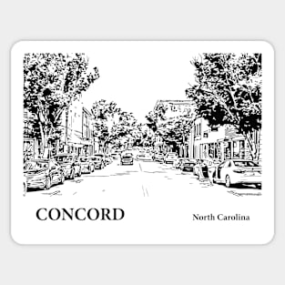 Concord North Carolina Sticker